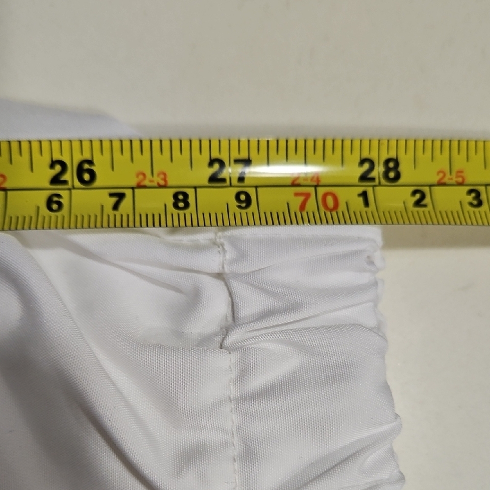 White Women's Track Jogger Pants with Mesh Panels - Picture 10 of 11